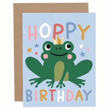 Hoppy Birthday Frog Greeting Card